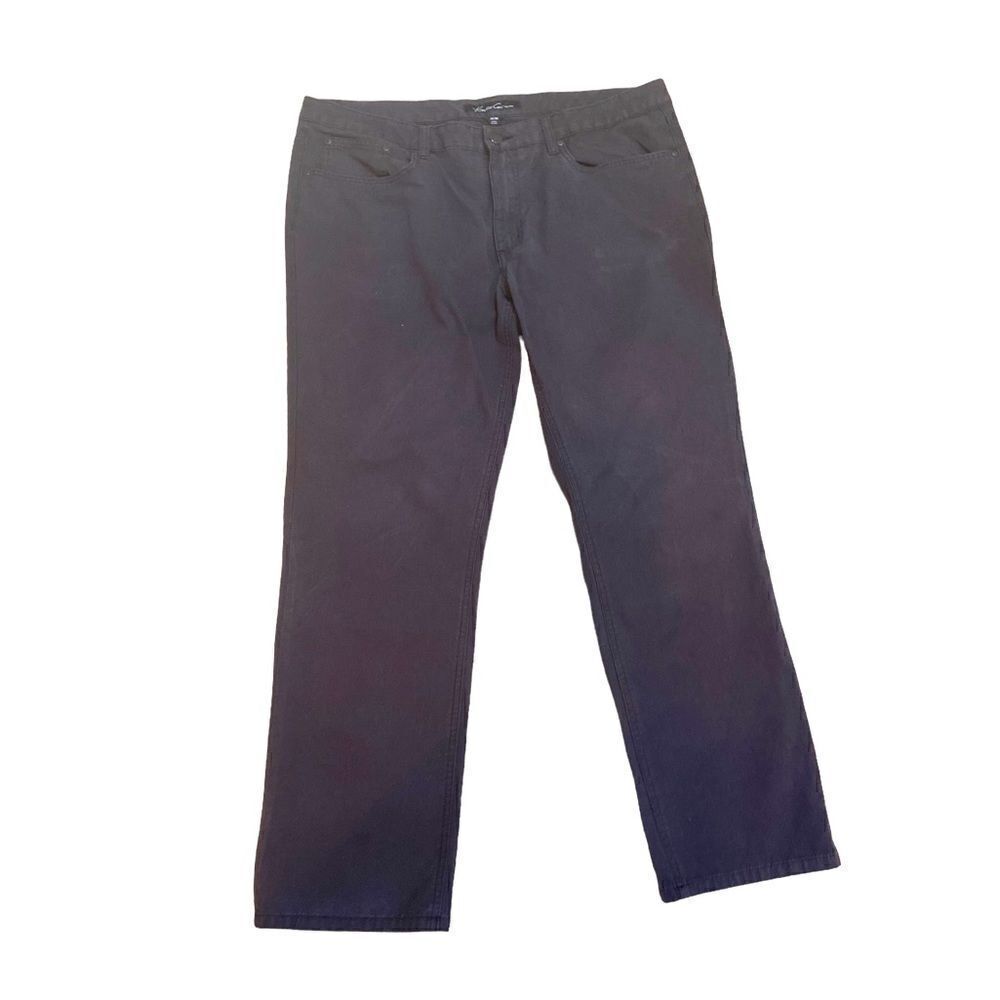 Men’s Kenneth Cole 100% cotton straight legs pants 5 pocket design size 36 x 30
